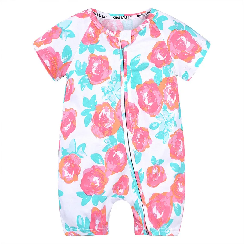 

Summer Ins Children's Wear Children's Short Sleeve Baby Clothes Newborn Boy Girl Outfit Clothes.