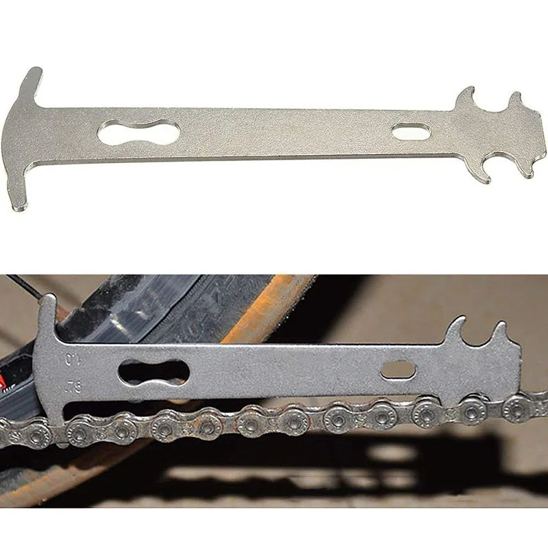 

1PC Bicycle Chain Wear Indicator Checker MTB Bike Chain Wear Indicator Gauge Checker Stretched Tool Replacement Repair Tool