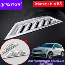 ABS автомобильный Стайлинг для Volkswagen Tiguan- Автомобильная приборная панель Выходная рамки внутреннее украшение блестки авто аксессуары
