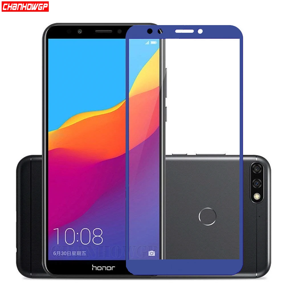 9 H клей полное покрытие из закаленного стекла для huawei Honor 7C AUM-L41 протектор экрана