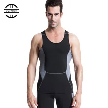 Yuerlian быстросохнущая футболка для фитнеса, тренировочный Спортзал Бодибилдинг, верхняя одежда, жилет, красный беговой жилет для йоги для мужчин