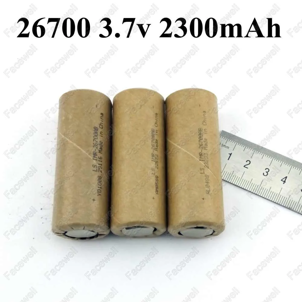 10 шт. подлинный GTK 26700 2300 mah vs 26650 Li-Ion 2200 mah 3,7 v аккумулятор 2200 mah аккумуляторные батареи высокая скорость 20A для электронной сигареты мод