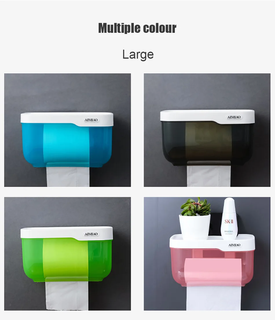 GUNOT водонепроницаемый держатель для туалетной бумаги настенный диспенсер для туалетной бумаги для ванной комнаты домашняя тканевая мыльница, аксессуары для ванной комнаты
