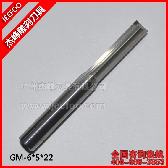 

6*5*22 CNC Solid Carbide Two Straight Flute Bits/CNC Router Bits/Router Cutter