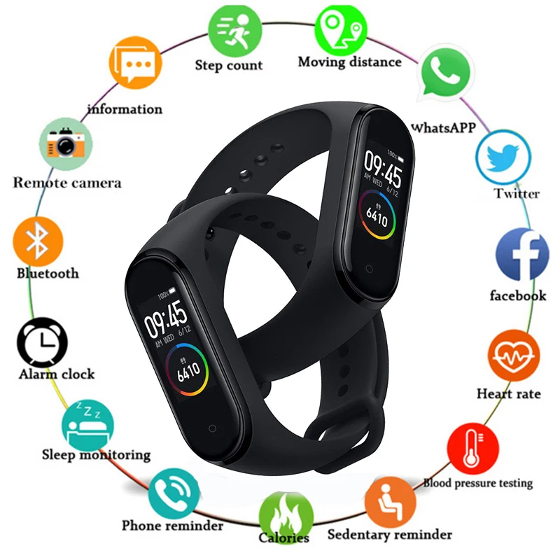 

Kcondicee Smart Watch Smart Band Men's Watch Heart Rate Monitor Blood Pressure Fitness Tracker Women's watch For IOS Android