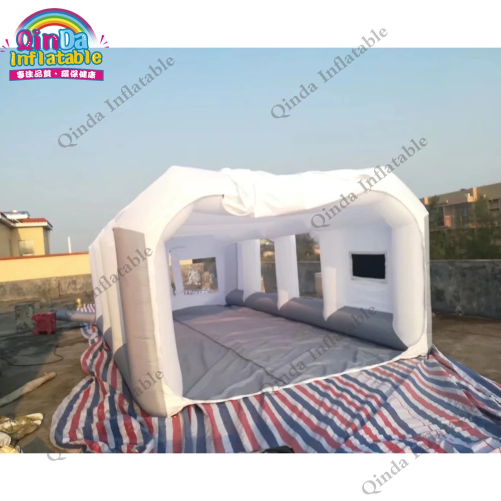  6x4x2.5m portable inflatable paint booth used inflatable spray booth inflatable paint tent for car 