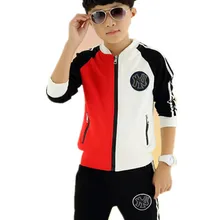 ; коллекция года; Спортивный костюм для мальчиков и девочек; детская куртка на молнии с капюшоном и длинными рукавами в стиле пэчворк; Одежда для мальчиков