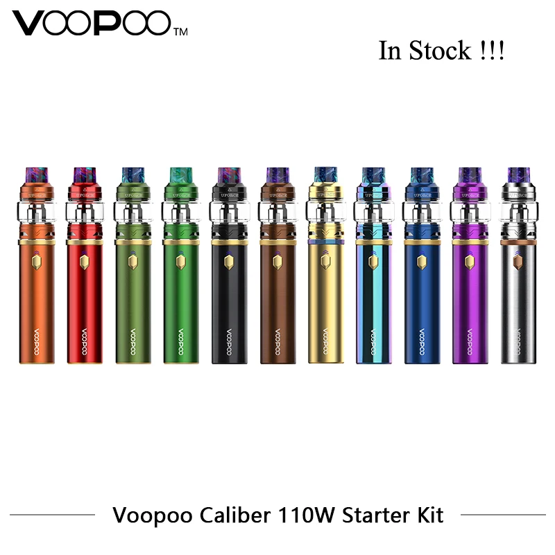 

5pcs/lot Voopoo Caliber Kit 3000mah Vape Pen Kit Max 110w Output with 5ml Uforce Tank U4 U6 Coils VS SMOK Stick Prince