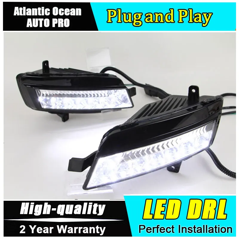

JGRT car styling For VW golf 7 LED DRL For golf 7 High brightness guide LED DRL led fog lamps daytime running light