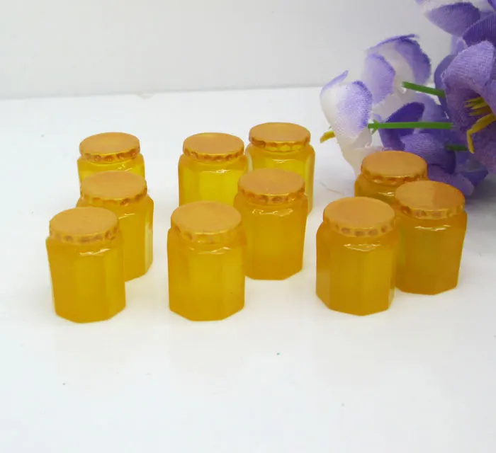 

20Pcs Resin Yellow Sunshine Bottle Decoration Crafts Flatback Cabochon Scrapbooking Fit Hair Clips Embellishments Beads Diy