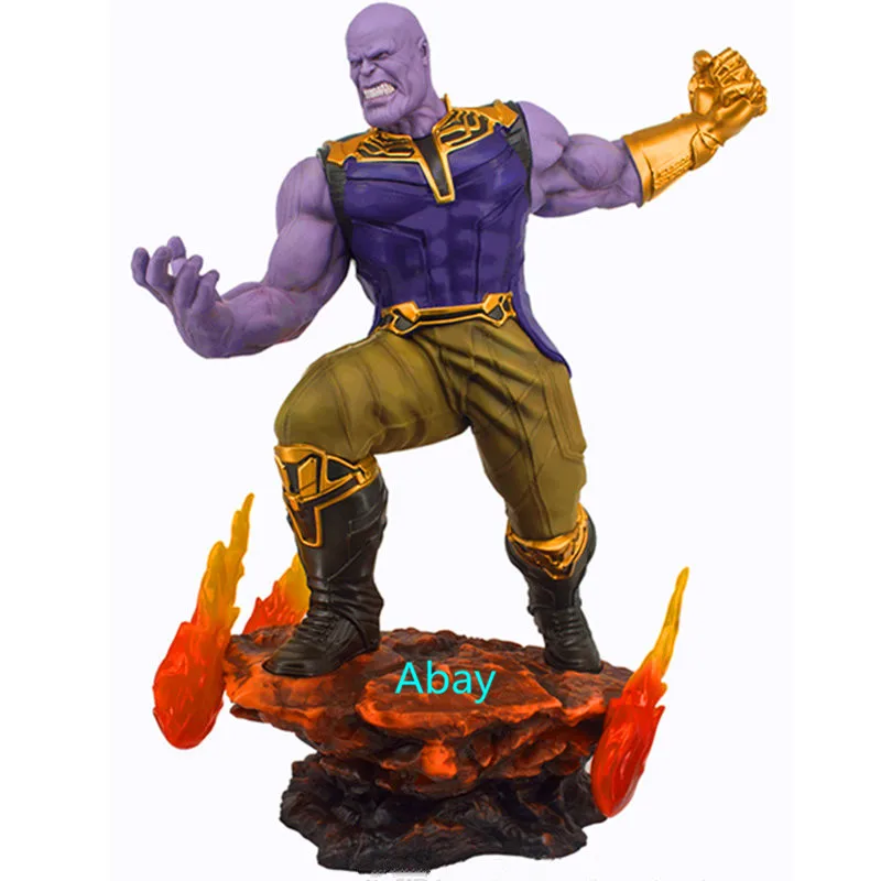 

15" Avengers: Endgame Statue Thanos Supervillain Full-Length Portrait Version Gift Ornaments Vinyl Action Figure Toy BOX H318