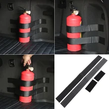 4 pcs/set Car Trunk Fixed belt Content Bag Storage Network for Skoda Fabia Rapid Superb Yeti Fire Extinguisher Car Styling speedwow car styling 4pcs set car trunk receive store content bag storage network fixed fire extinguisher magic strip fixed belt