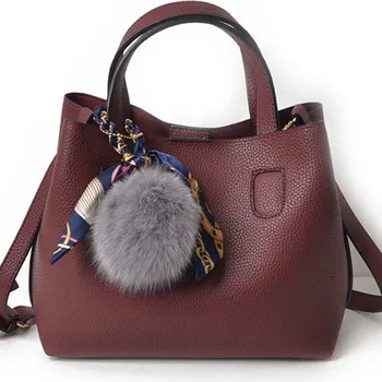 

Women Bag Female Top-handle Bags Vintage Leather Handbag For Ladies Fashion Big Bucket Tote Women's Handbag Women Shoulder Bag