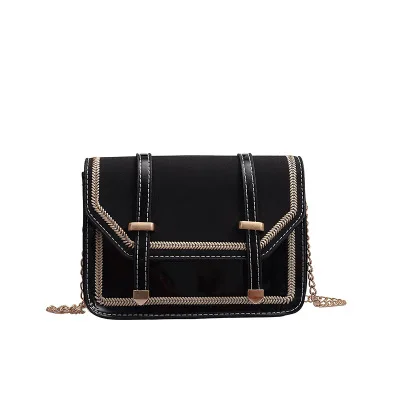 

small square bag Bags for Women 2019 summer new Korean double belt women's bag fashion casual crossbody shoulder bag chain