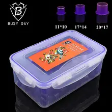 Одноразовые чашки с чернилами для тату, брендовые стерильные самостоящие фиолетовые колпачки с чернилами, три размера, аксессуары для тату