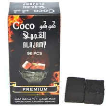 96 шт./кор. природный уголь для кальяна 21x21x21 мм cunbes уголь для кальяна, Меньше золы Полностью горения для кальяна, Chicha, наргиле