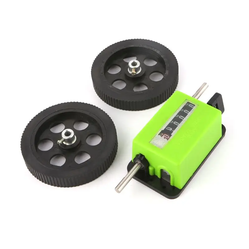 

JM316 Rotation Counter Meter Wheel Rolling Wheel Type Counter Textile Machinery Meter Counting Measuring Length