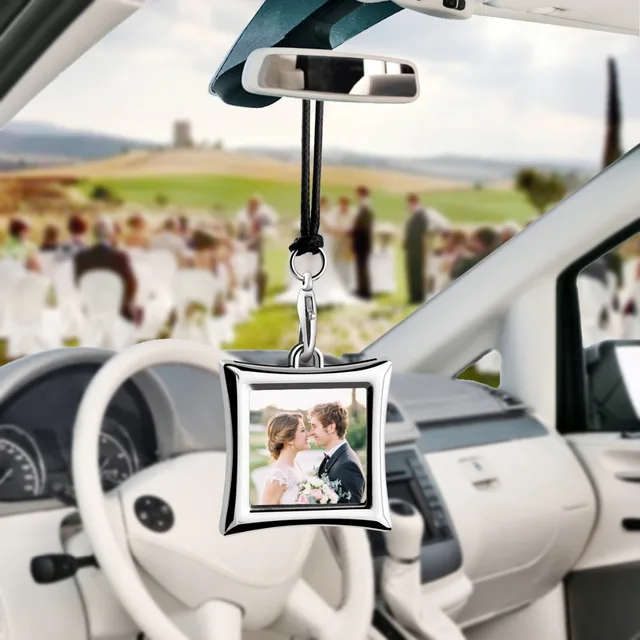 Anpassbare Fotokar Rückspiegel Anhänger Auto Innen