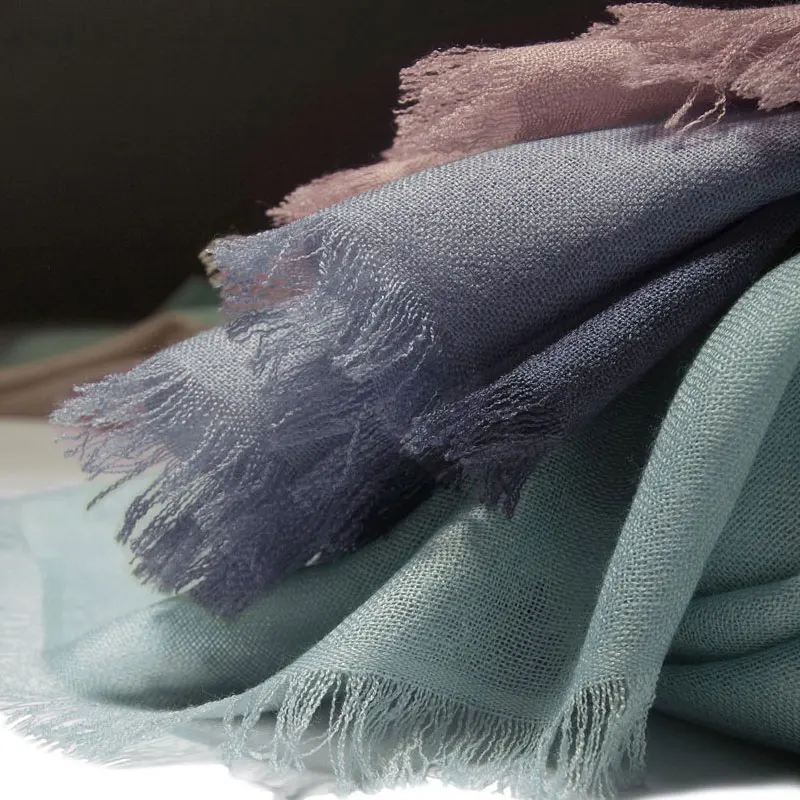 

neutral color silk cashmere women's fashion big scarf shawl pashmina 65x190cm
