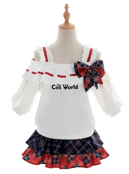 Платье топ с надписью Love Live School Idol Project Yazawa Nico Униформа костюмы для косплея аниме| |