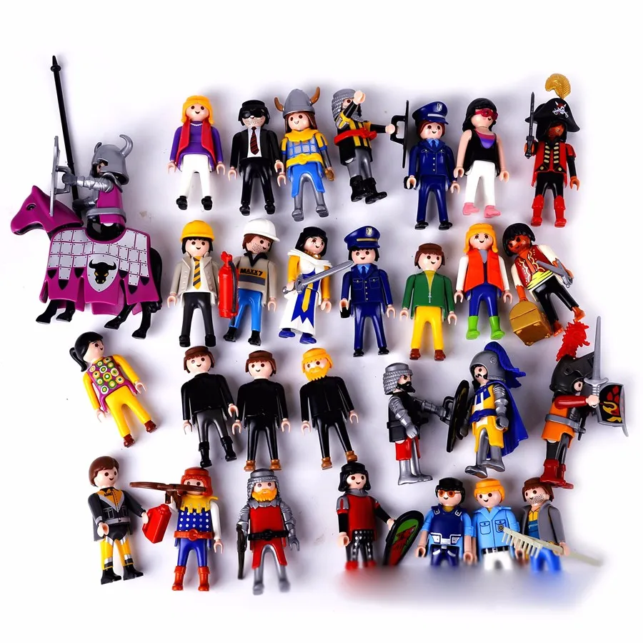 Buy 7.5CM 10Pcs Cartoon Toy Playmobil Kids Children'S