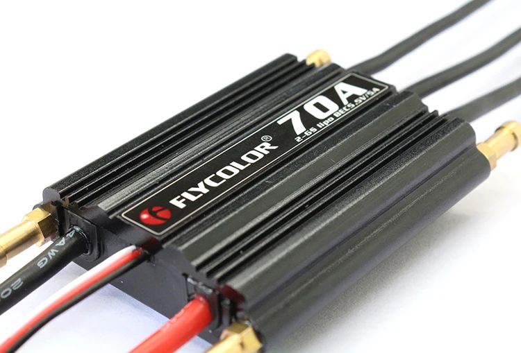 Flycolor 50A/70A/90A/120A/150A Бесщеточный Регулятор скорости ESC с поддержкой 2 6S Lipo BEC 5 В/5A для