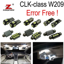 14 шт. x Canbus светодиодный светильник подкладке плафон комплект для Mercedes-benz CLK class W209 CLK320 CLK430 CLK350 CLK500 CLK550 (03-09)