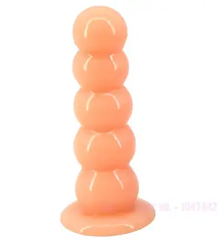 FAAK Strong suction big dildo beaded anal dildo butt plug ball anal plug sex toys for woman man adult product sex shop huge dild 5
