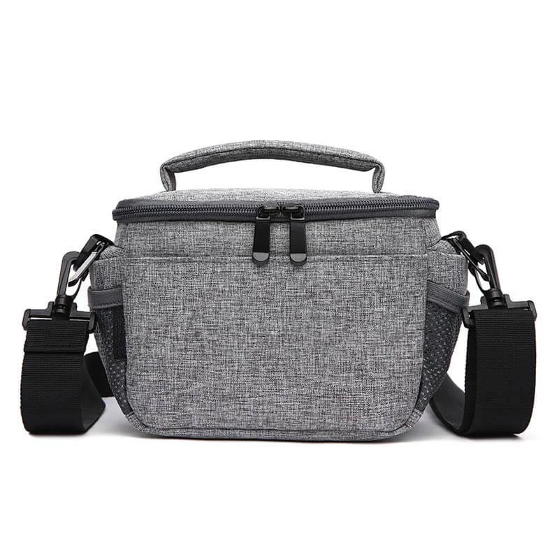 

Camera Photo Thick Padded Protector Shoulder Carry Gray Small SLR Bag Waterproof Case for Canon Nikon Pentax Olympus Panasonic L