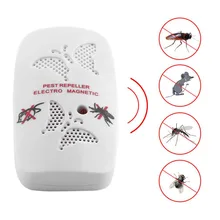 Новый OUTAD США ЕС Plug Электронный Ультразвуковой Крыса Мышь репеллент Крытый Anti Mosquito насекомых вредителей убийца отпугиватель розовый белый цвет