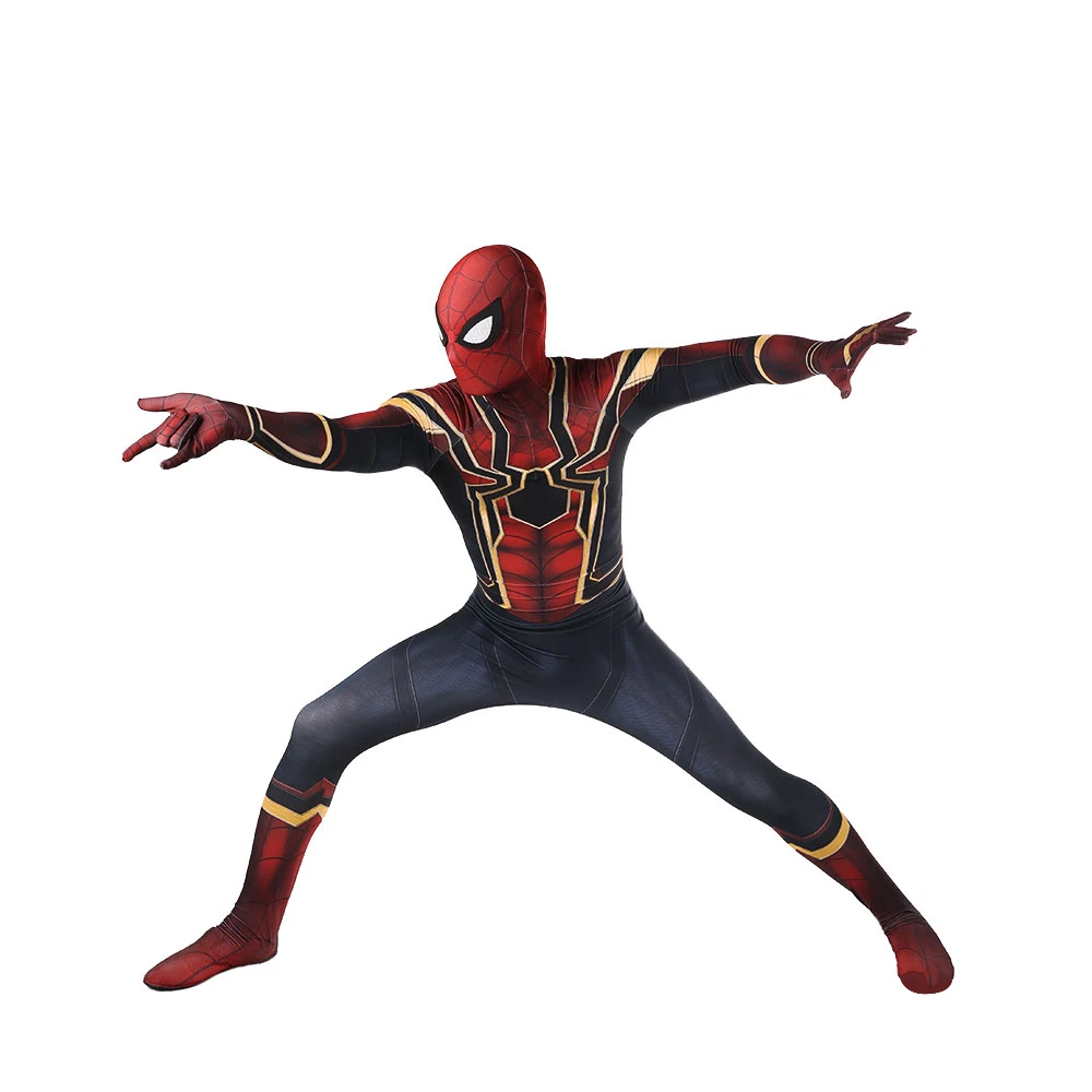 Disfraz de Spiderman de Iron Spiderman de alta calidad 2018, disfraz de  Cosplay de Tom Holland Iron Spider Traje De Hombre, disfraz de  Cosplay|Disfraces de películas y TV| - AliExpress