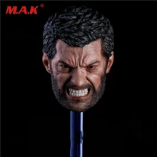 1/6 scale angry Logan Head sculpt Wolverine Hugh Jackman 1/6 head toy for 12'' action figure show his teeth model 1/6 scale angry Logan Head sculpt Wolverine Hugh Jackman 1/6 head toy for 12'' action figure show his teeth model