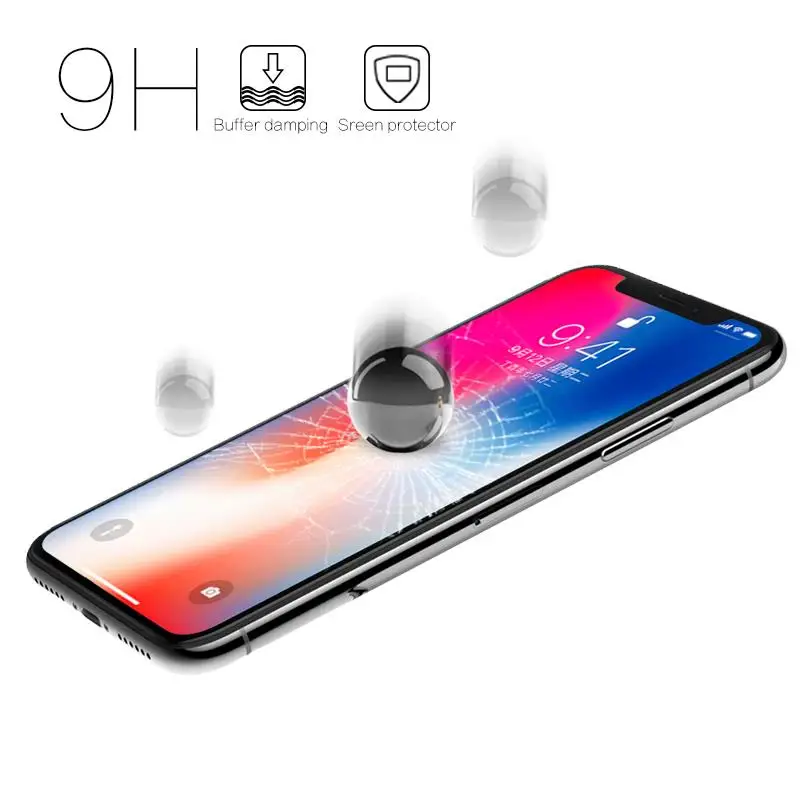 Для iPhone 11 Pro XS MAX XR X 5S 5C SE 9H Закаленное стекло Защитная пленка для экрана 7 8 Plus 6 6S