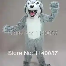 Талисман свирепый хаски собака талисман костюм мультяшный персонаж карнавальный костюм необычный костюм вечерние