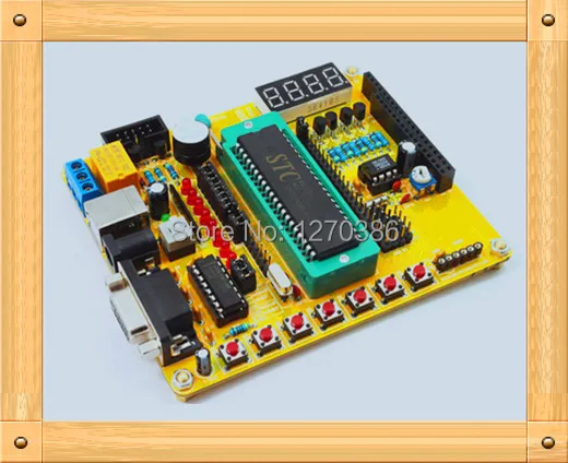 

Free Shipping!!! 51/AVR microcontroller development board / Training Kit / with program / CKD