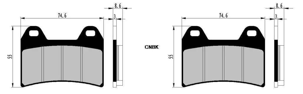 Front Rear Brake Pads Yamaha XJR1300 XJR 1300 1998-1999