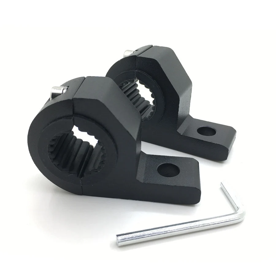 

Yecnecty CNC Motorcycle Turn Signal Light Bracket 25-30MM 1-1.2" Car Headlight Mount SUV Fog Lamp Clamp Truck Light Holder