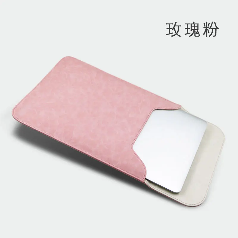 

PU Leather Laptop Bag for Macbook air 13 11 pro 13 12 Laptop Case Notebook Bag Sleeve Bag For Xiaomi Air Lenovo Case Pouch