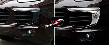 

Metal Front Mesh Grille Molding Cover Trim 2pcs For Porsche Cayenne 2015-2016