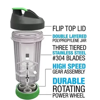 

Portable Juicers Juice Cup Shaker Bottle Roller Manual Mixing Rolling Juicer No Electricity Blender Kitchen Gadgets Appliances