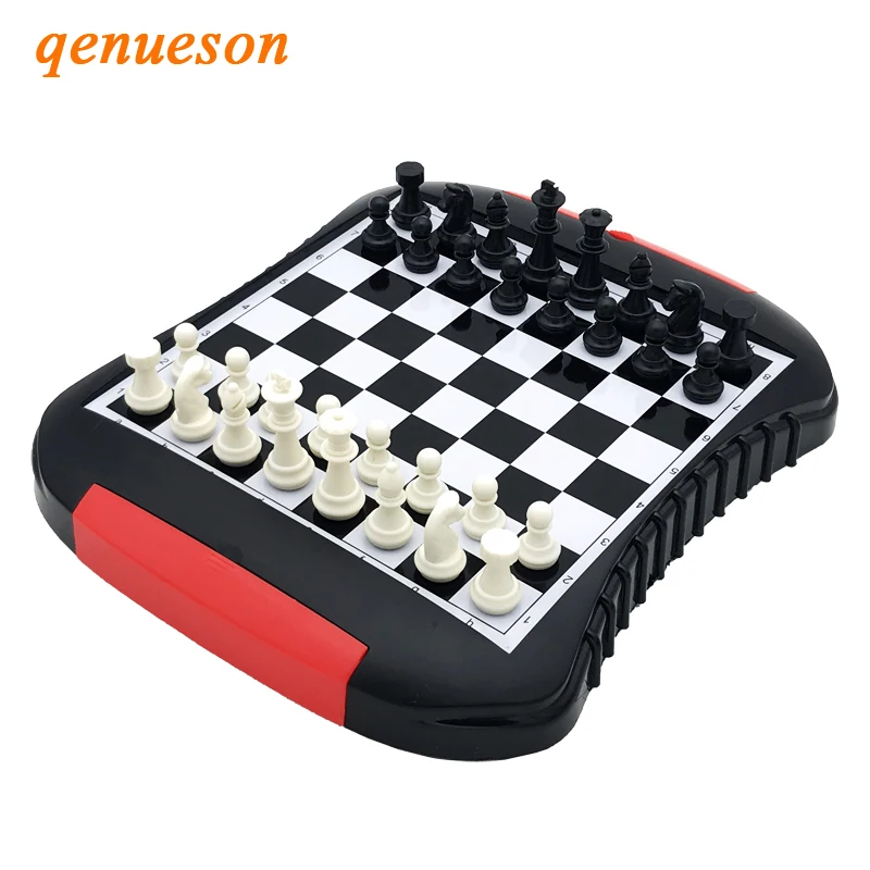 

Portable Magnetic Storable Chess Pieces Travel Plastic Chess Board Set With Pieces Games Accessories Children Entertainment Gift