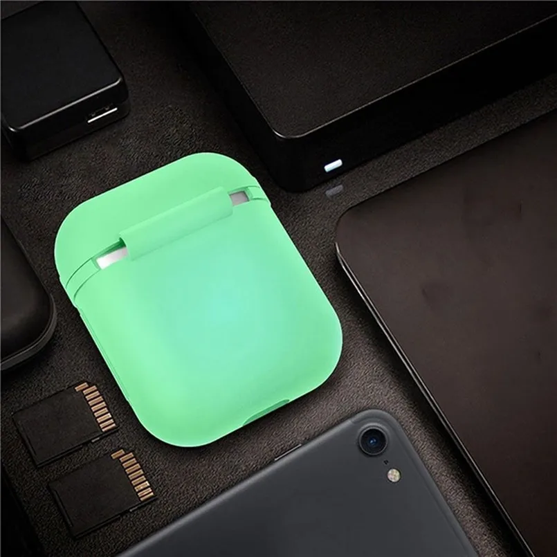 Luminous Silicone Case For Air Pods Headphone Protection Cover For Apple AirPods CONVENIENT USE SUPER PROTECTION 40AP300