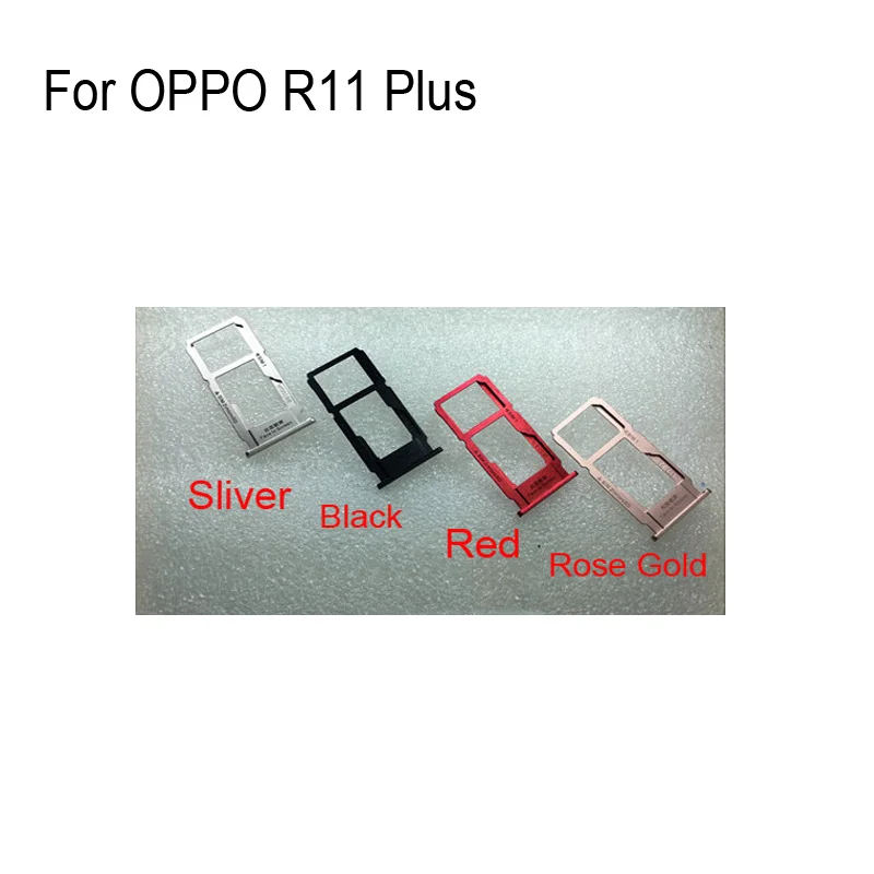 Vassoio Per Scheda Sim Argento Originale 100% Per Oppo R11 Plus Vassoio Per Scheda Sd Supporto Per Scheda Sim Cassetto Per Scheda Sim Per Parti Oppo R