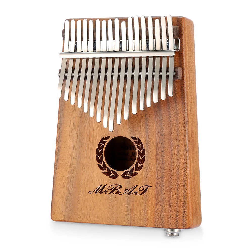 

MEIBEITE 17 Key Tone EQ Thumb Piano High Quality Mahogany Wood Portable Instrument Thumb Piano for Beginners and Children