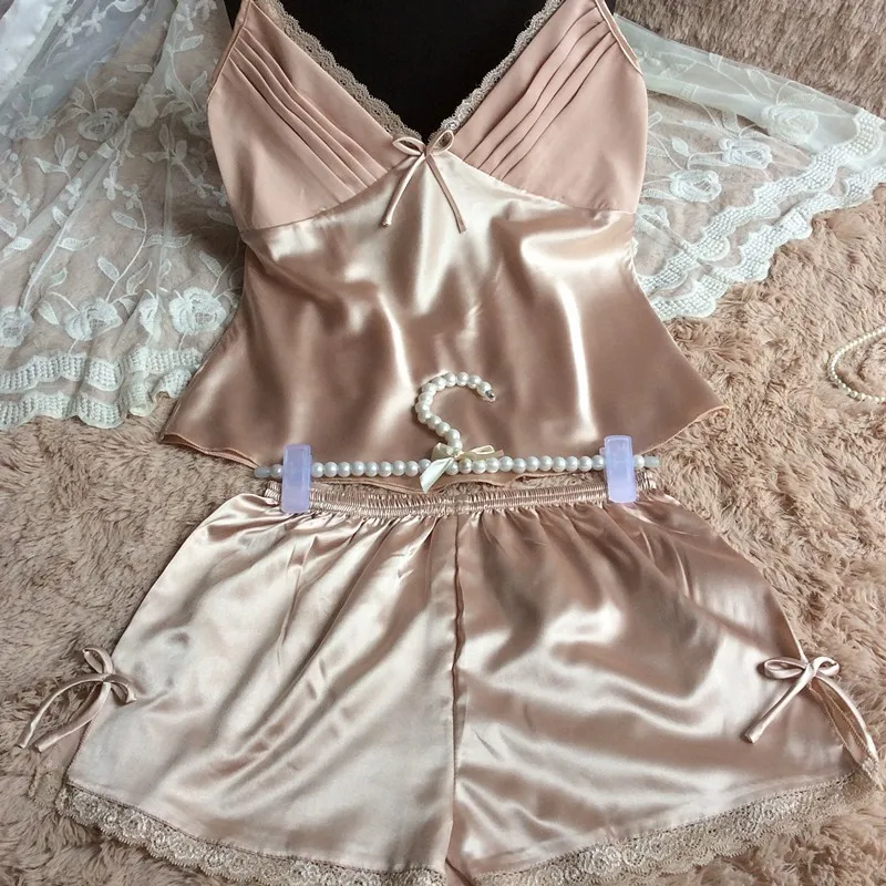 women silk pajamas set (8)