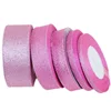 Ruban brillant métallique rose, 25 yards/rouleau, 6/10/20/25/40mm, cadeau en gros ► Photo 2/5