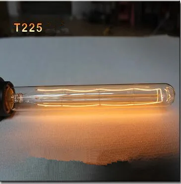 Подвесной светильник в стиле ретро st64 vintage edison bulb DIY веревка кулон E27 накаливания углеродной лампы 110v 220v отпуске огни лампы накаливания лампада - Цвет: T225 filament