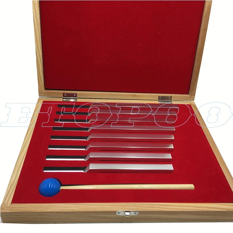 

8Pcs Aluminum Medical Tuning Fork Chakra Hammer Ball Diagnostic Mallet Tune Set Nervous System Testing Tuning Fork