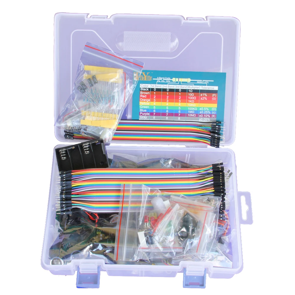 Arduino совместимый набор стартовый Обучающий для UNO R3 LCD1602 сервообработка|Детали и