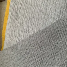 Натуральный хлопок, двойная сетчатая вуаль, ткань 135 см, ширина 130 gsm, детская швейная ткань 220 метров, маленькая CD04A